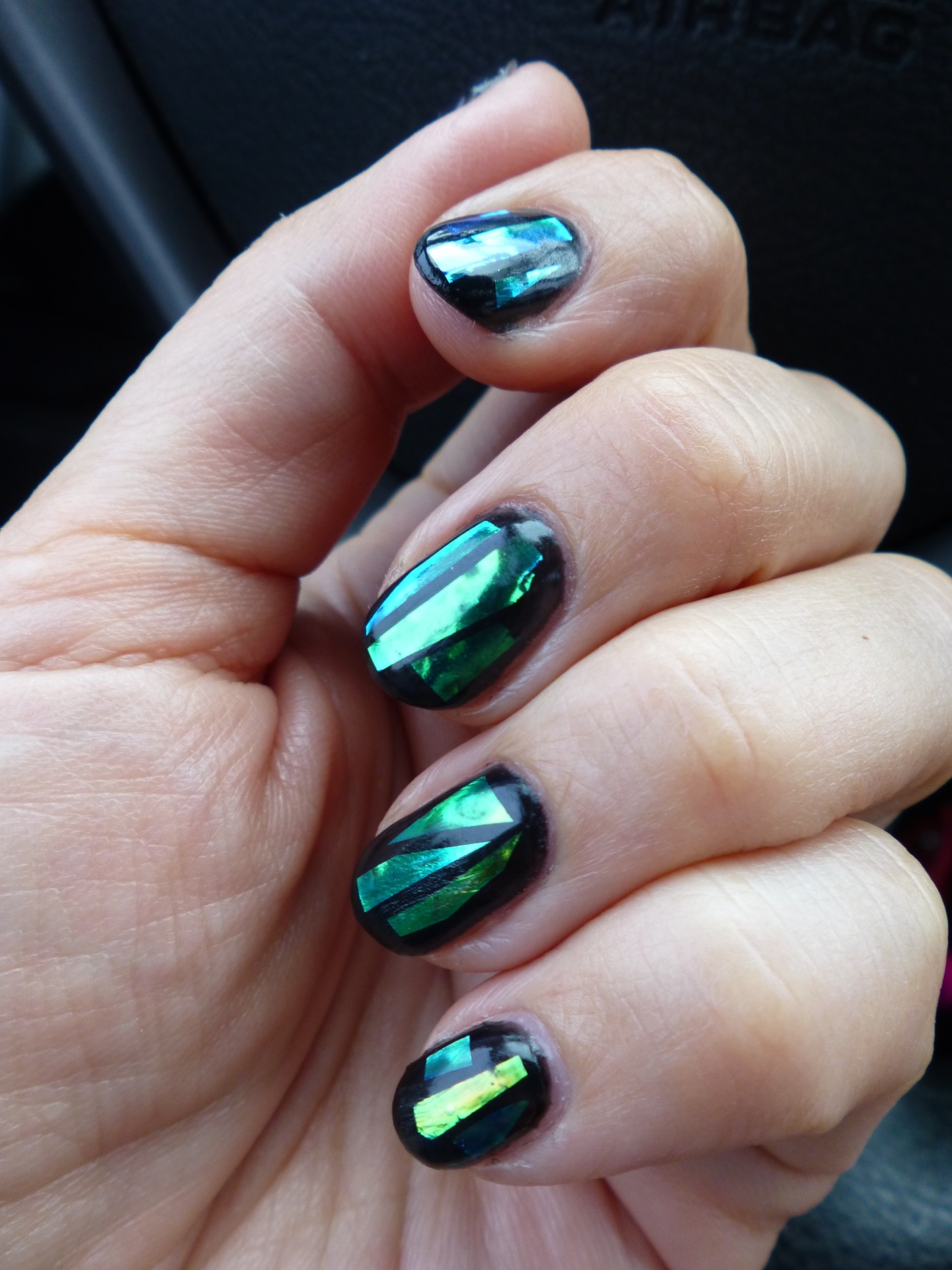 今月のmy Nail 玉虫色ネイル My Little Mermaid